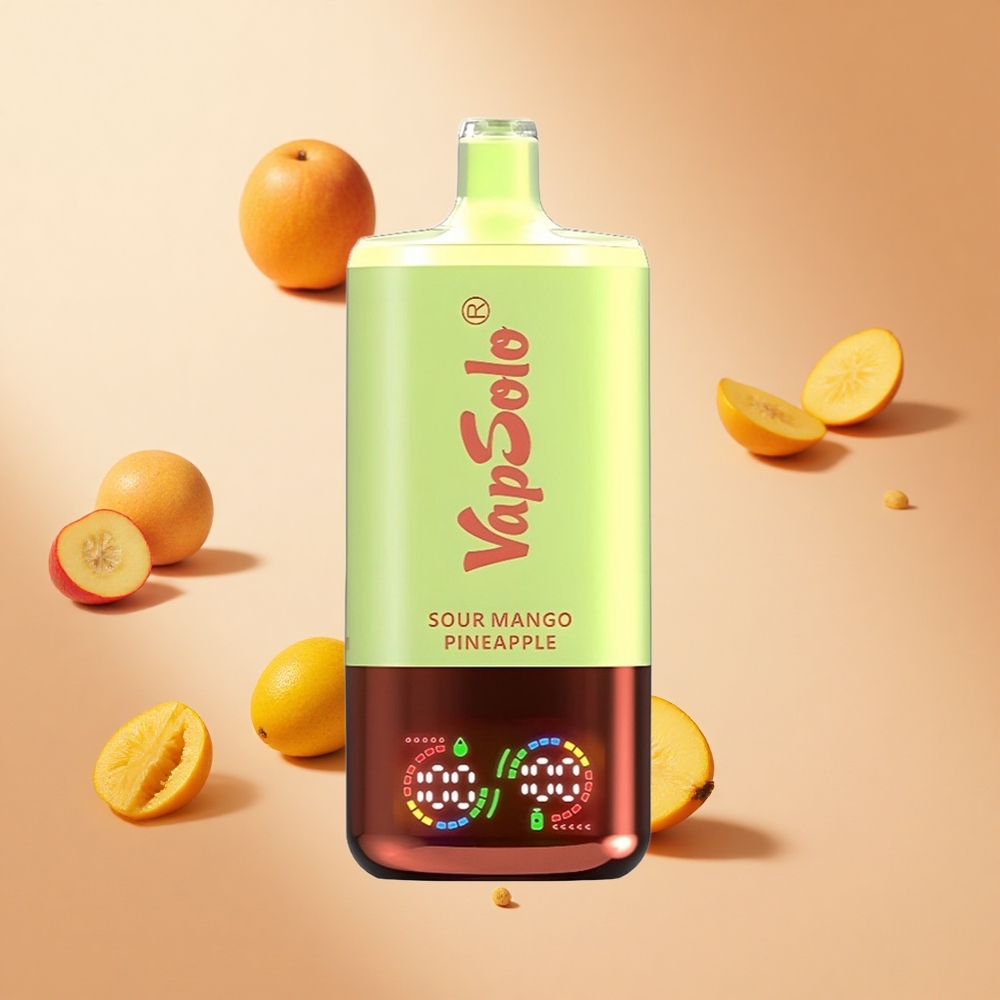 Savanyú Mango-Ananász VapSolo Triple 30000 Puffs hungary wholesale 40ml, 3 olajtartály