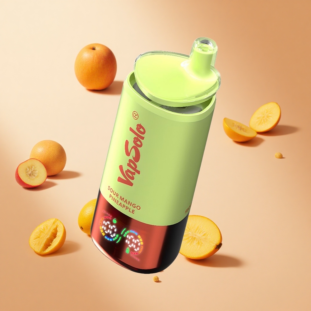 Savanyú Mango-Ananász VapSolo Triple 30000 Puffs hungary wholesale 40ml, 3 olajtartály
