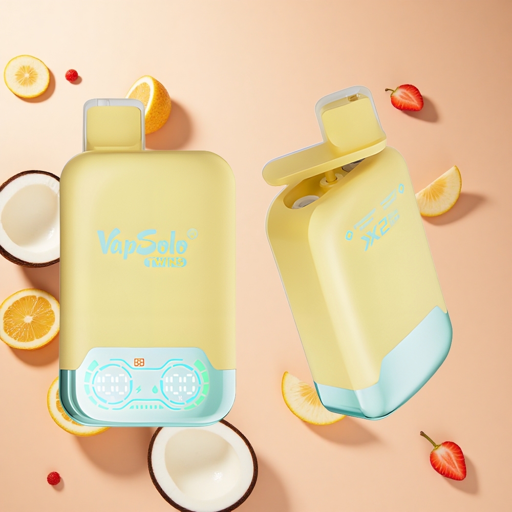 Ananász-Kókusz & Eper-Banan Vapsolo Twins 20000 Puffs hungary wholesale 40 ml