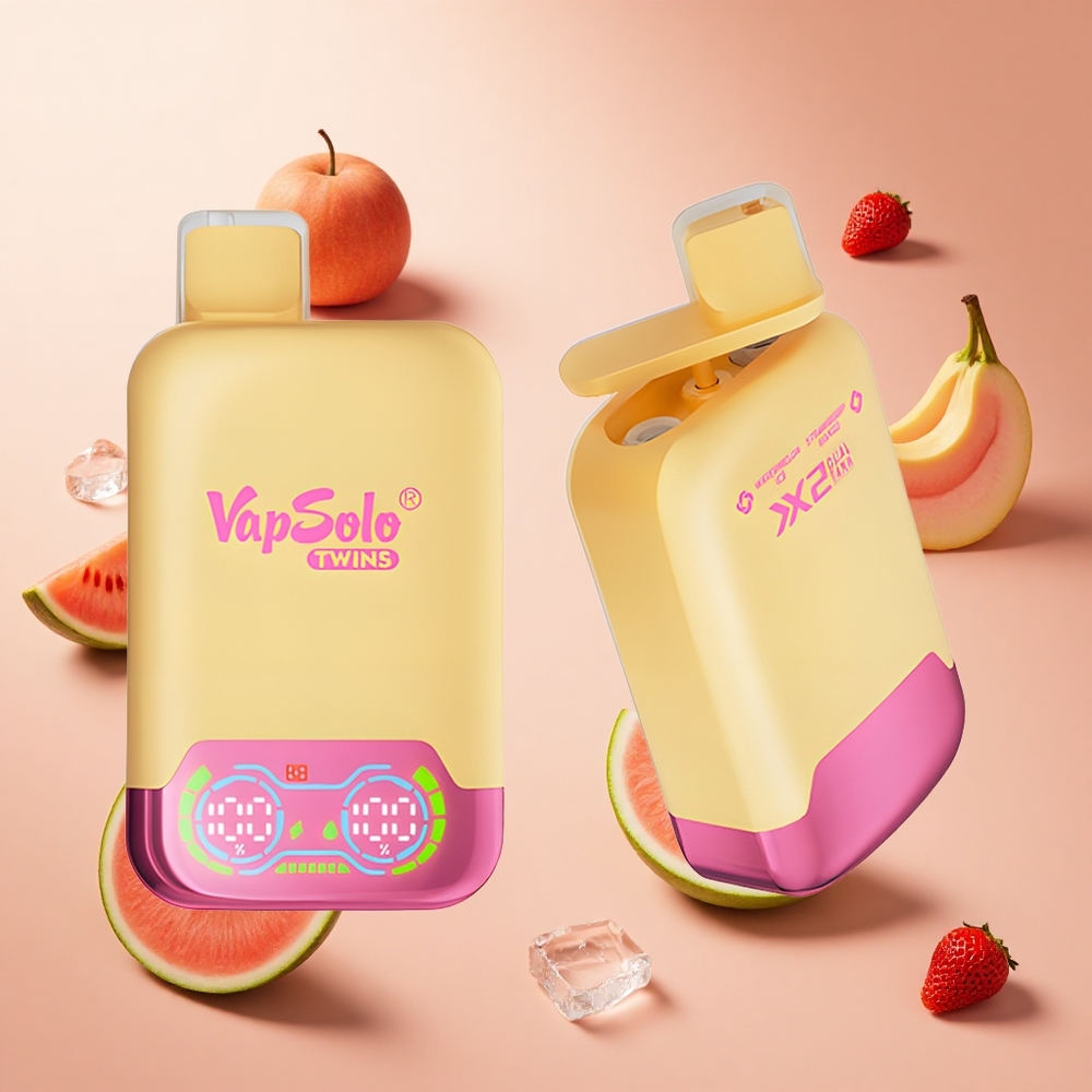 Dinnye Jég & Eper Mango Vapsolo Twins 20000 Puffs hungary wholesale 40 ml