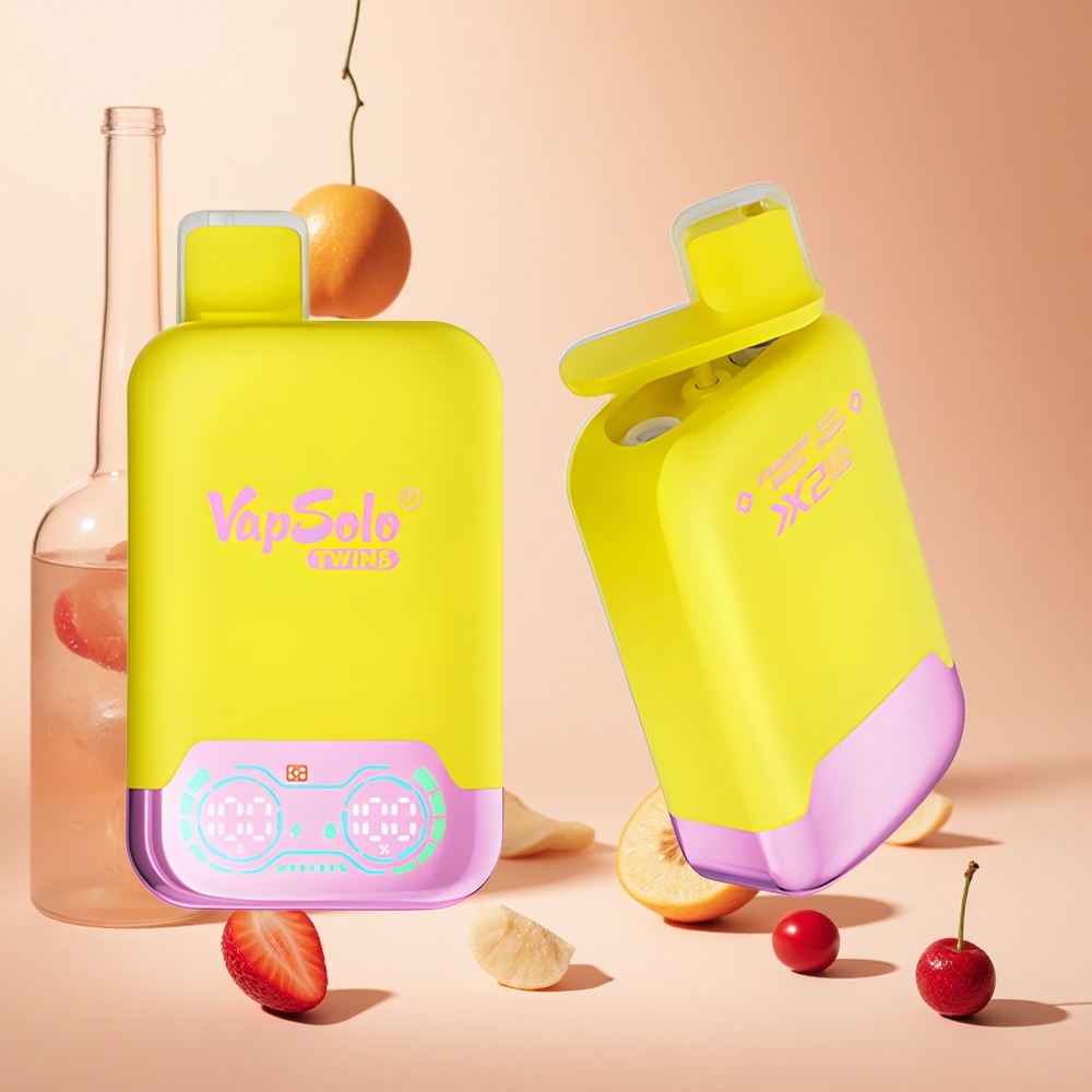 Eper-Banán & Fizzy Cseresznye Vapsolo Twins 20000 Puffs hungary wholesale 40 ml