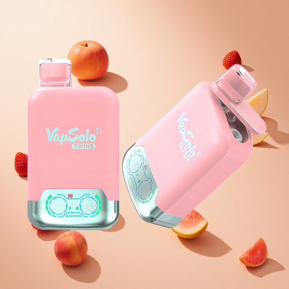 Eper Jég & Mango Őszibarack Görögdinnye Vapsolo Twins 20000 Puffs hungary wholesale 40 ml e-folyadék