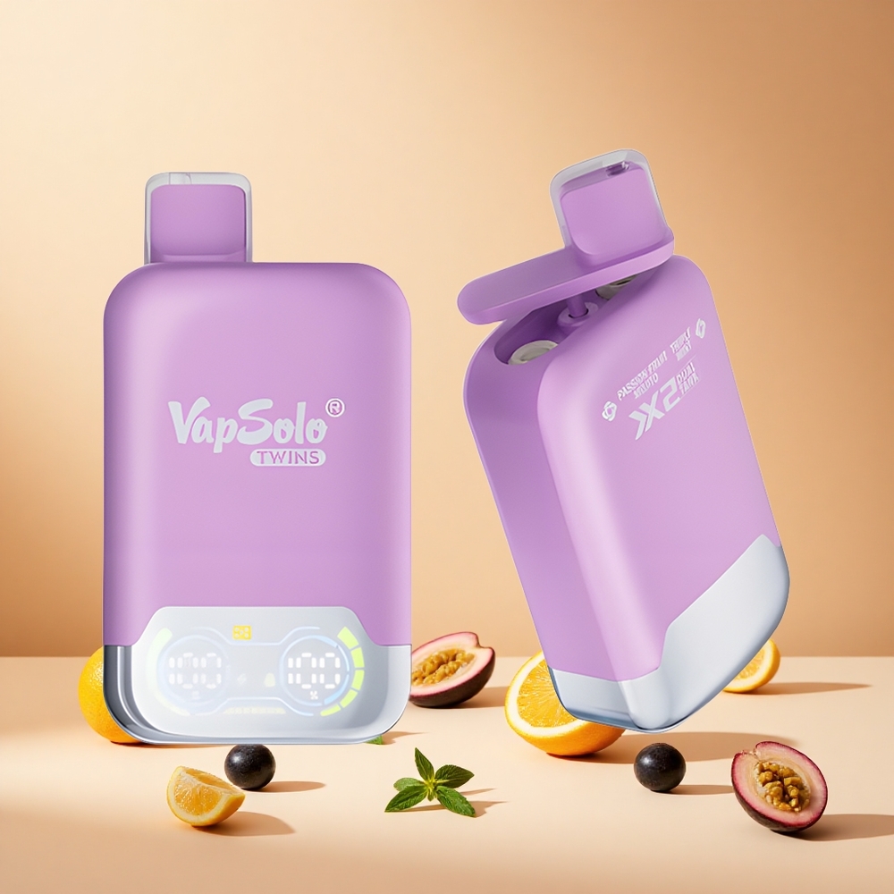 Passiós Gyümölcs Mojito & Hármas Menta Vapsolo Twins 20000 Puffs hungary wholesale 40 ml e-folyadék