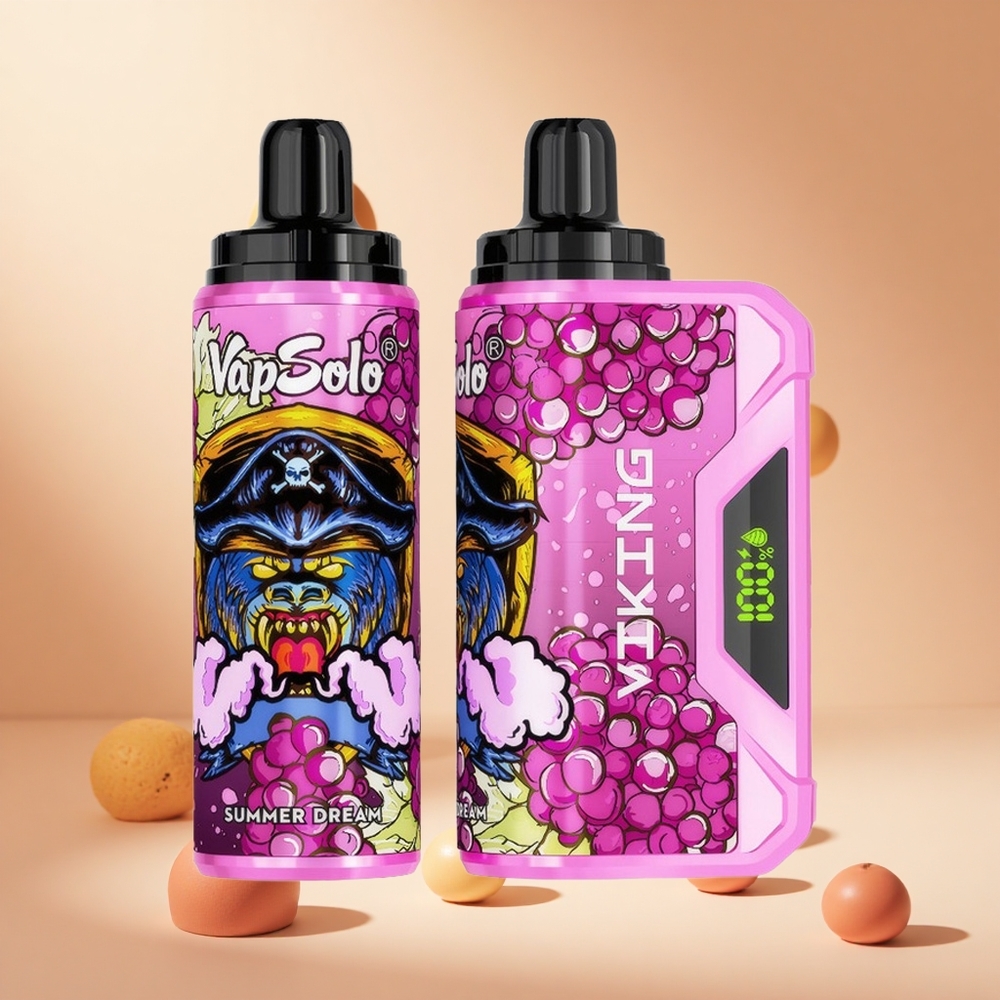 Nyári Álom VapSolo VIKING 12000 Puffs Egyszer használatos e-cigaretta 22ml hungary wholesale