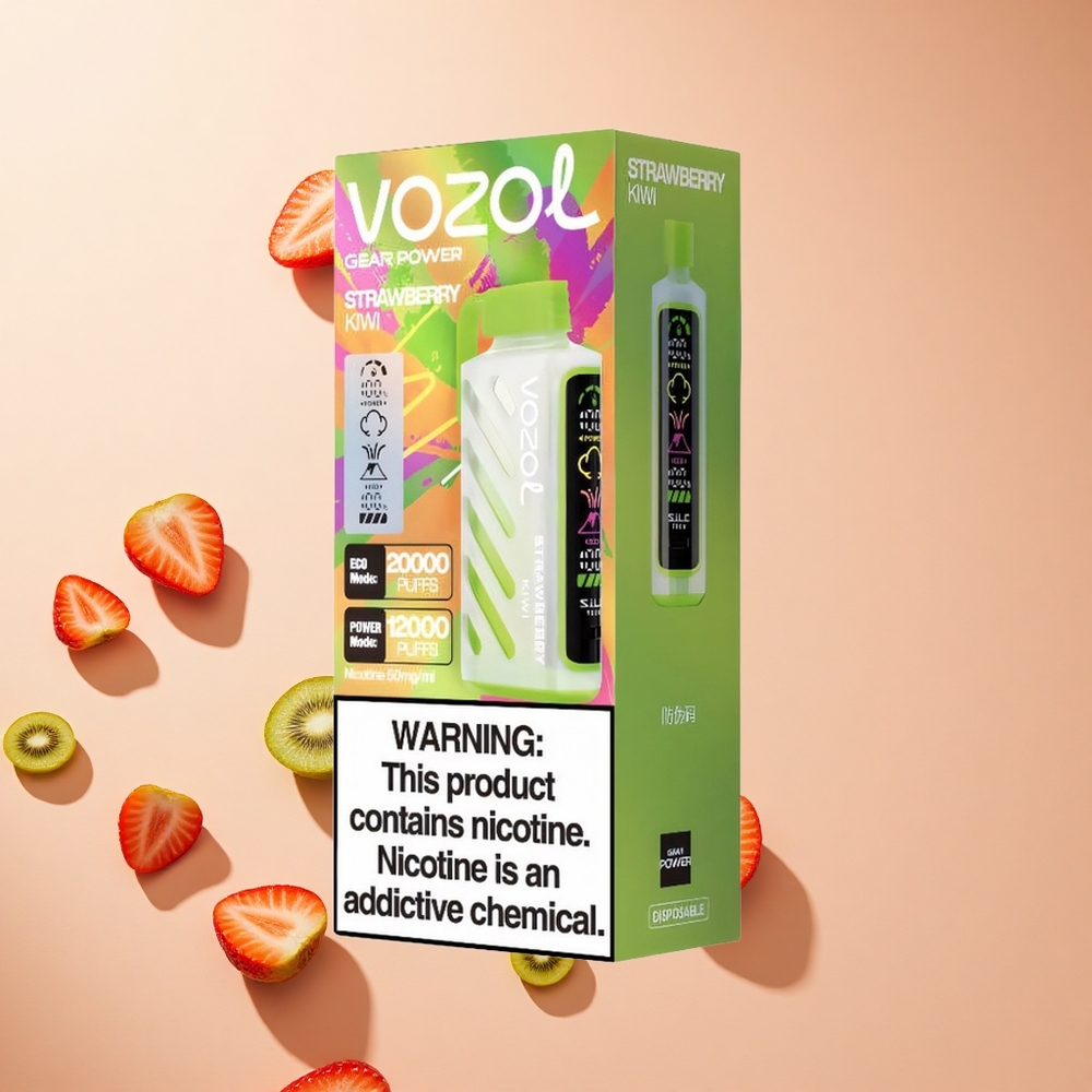 Eper-Kivi VOZOL Gear Power 20000 Puffs hungary wholesale Kettős Hálós Coil