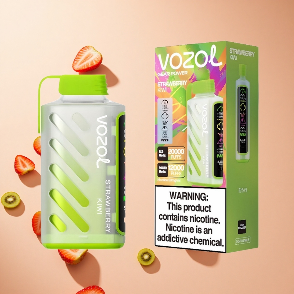 Eper-Kivi VOZOL Gear Power 20000 Puffs hungary wholesale Kettős Hálós Coil