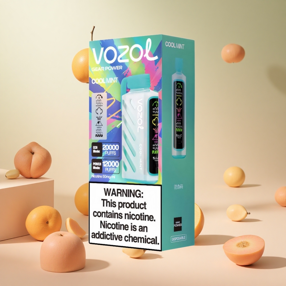Hűvös Menta VOZOL Gear Power 20000 Puffs hungary wholesale Dual Mesh Coil