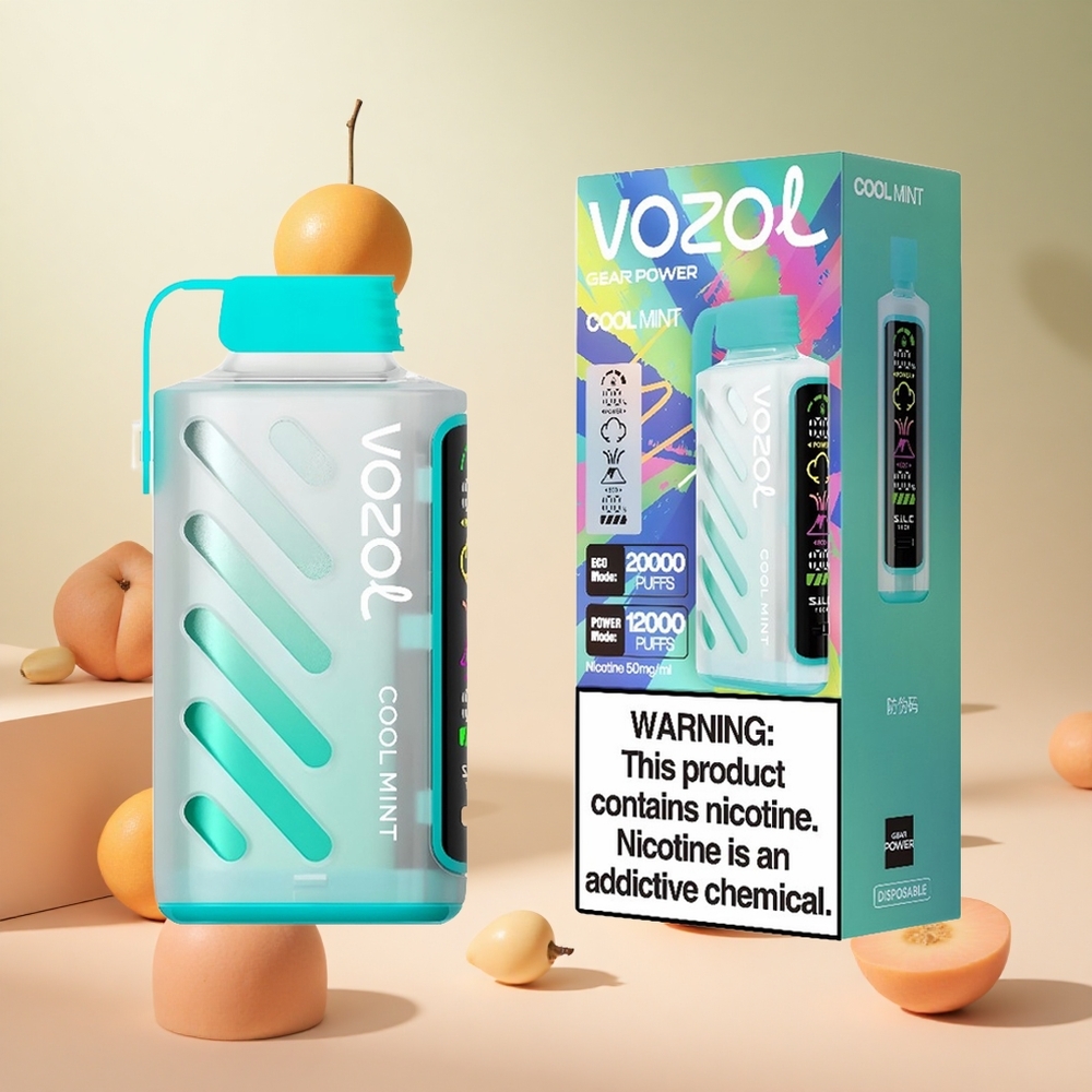 Hűvös Menta VOZOL Gear Power 20000 Puffs hungary wholesale Dual Mesh Coil