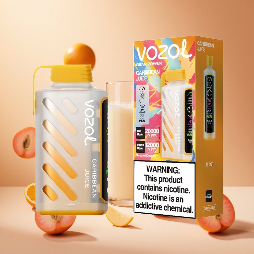 Karib Gyümölcslé VOZOL Gear Power 20000 Puffs hungary wholesale Dual Mesh Coil