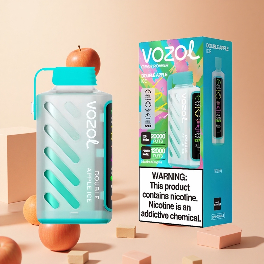 Kettős Alma Jég VOZOL Gear Power 20000 Puffs hungary wholesale S.i.L.C. Tech