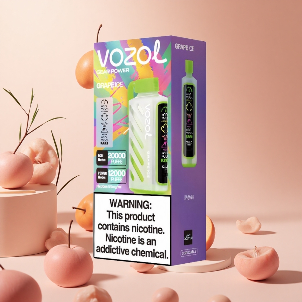 Szőlő Jég VOZOL Gear Power 20000 Puffs hungary wholesale Duális Mesh Tekercs