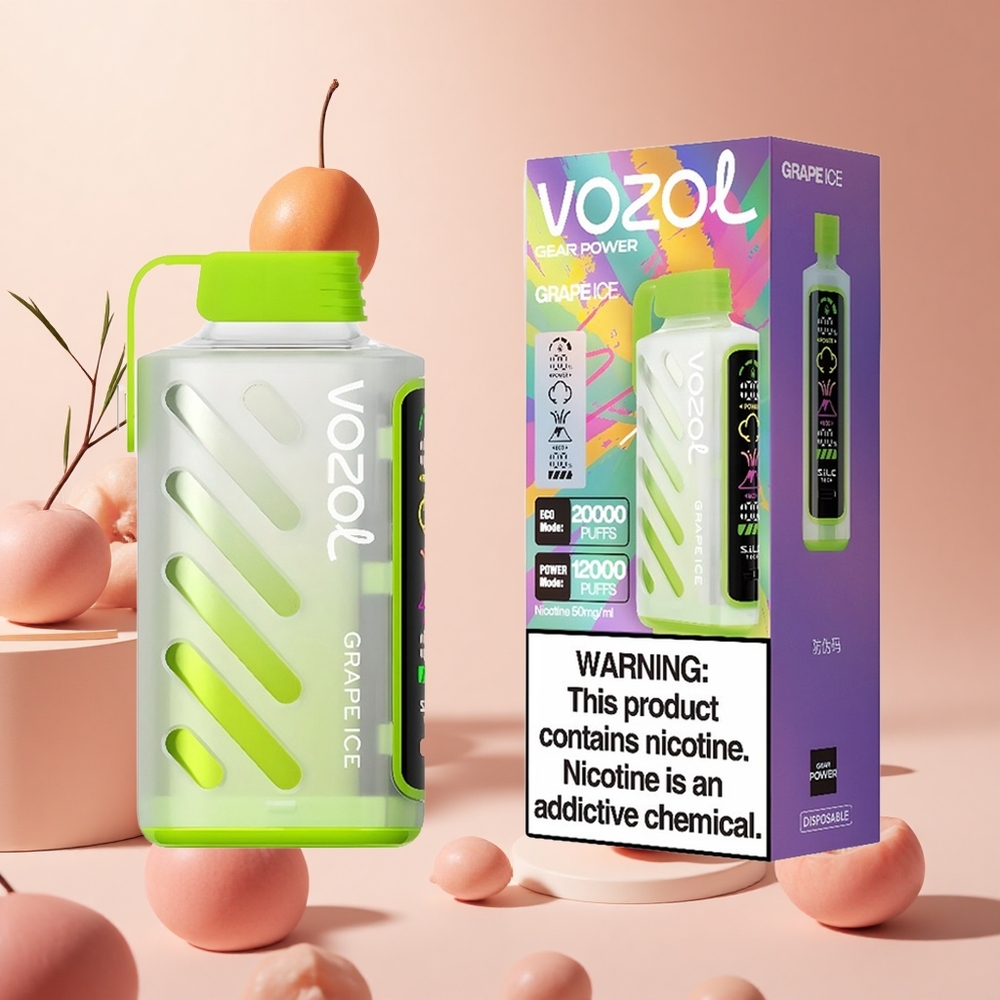 Szőlő Jég VOZOL Gear Power 20000 Puffs hungary wholesale Duális Mesh Tekercs