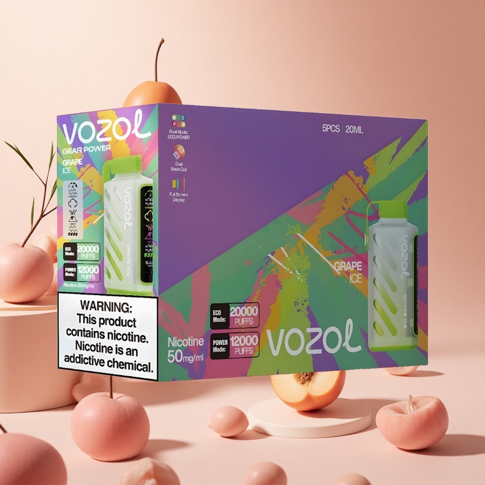 Szőlő Jég VOZOL Gear Power 20000 Puffs hungary wholesale Duális Mesh Tekercs