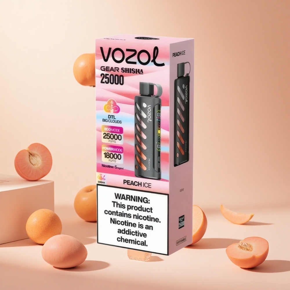 Barack Jég VOZOL Gear Shisha 25000 Puffs hungary wholesale S.i.L.C Tech