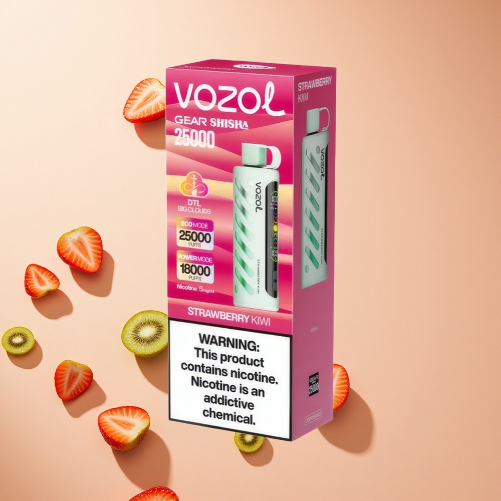 Eper-Kiwi VOZOL Gear Shisha 25000 Puffs hungary wholesale 1000mAh Akku