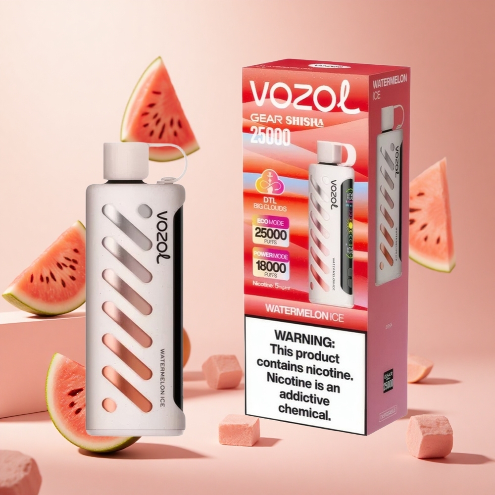 Görögdinnye Jég VOZOL Gear Shisha 25000 Puffs hungary wholesale S.i.L.C Tech