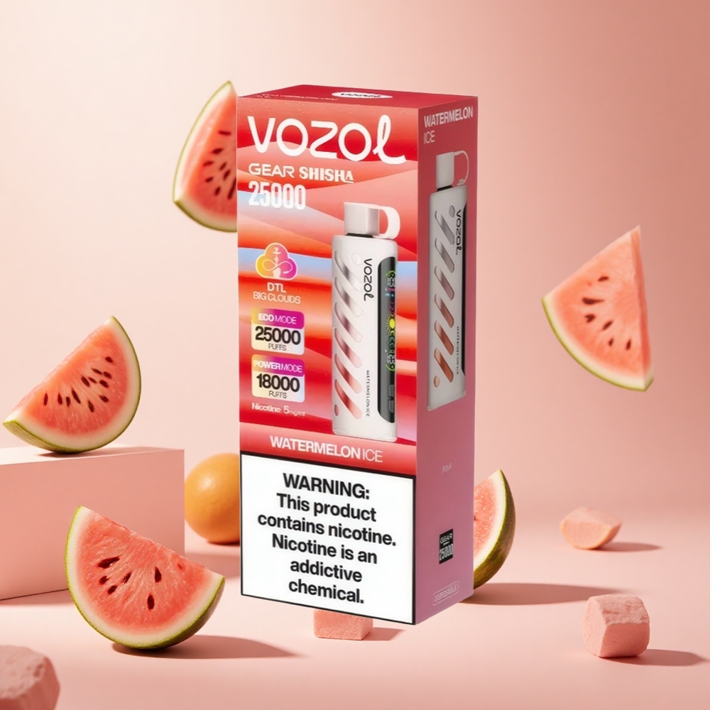Görögdinnye Jég VOZOL Gear Shisha 25000 Puffs hungary wholesale S.i.L.C Tech