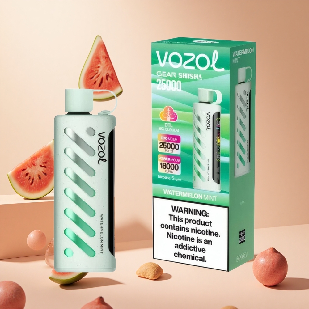 Görögdinnye-Menta VOZOL Gear Shisha 25000 Puffs hungary wholesale Dual Mesh Dual Modes