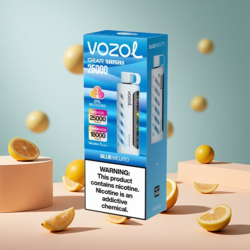 Kék Mojito VOZOL Gear Shisha 25000 Puffs hungary wholesale 1000mAh