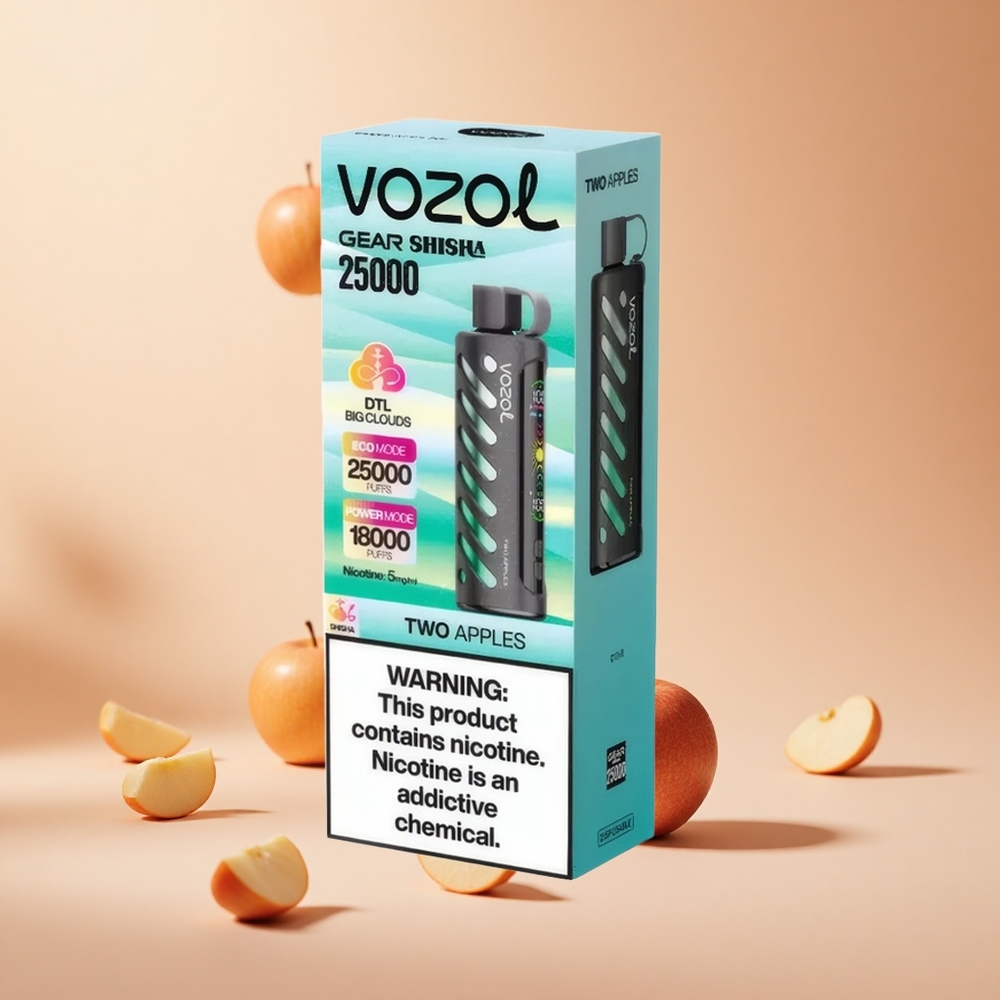 Két Almás VOZOL Gear Shisha 25000 Puffs hungary wholesale Dual Mesh Dual Modes