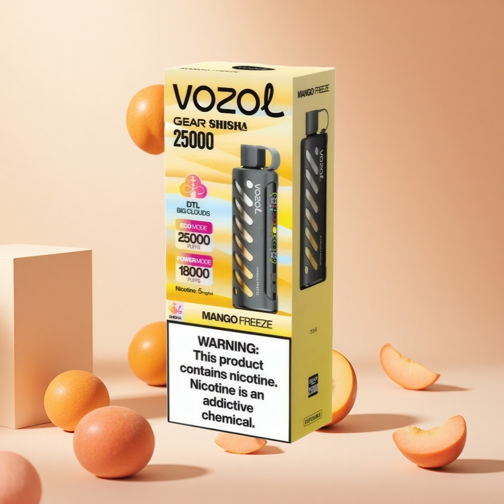 Mango Fagyasztó VOZOL Gear Shisha 25000 Puffs 1000mAh hungary wholesale S.i.L.C Tech