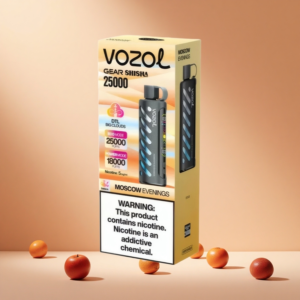 Moszkvai Esték VOZOL Gear Shisha 25000 Puffs hungary wholesale Dual Mesh Dual Modes