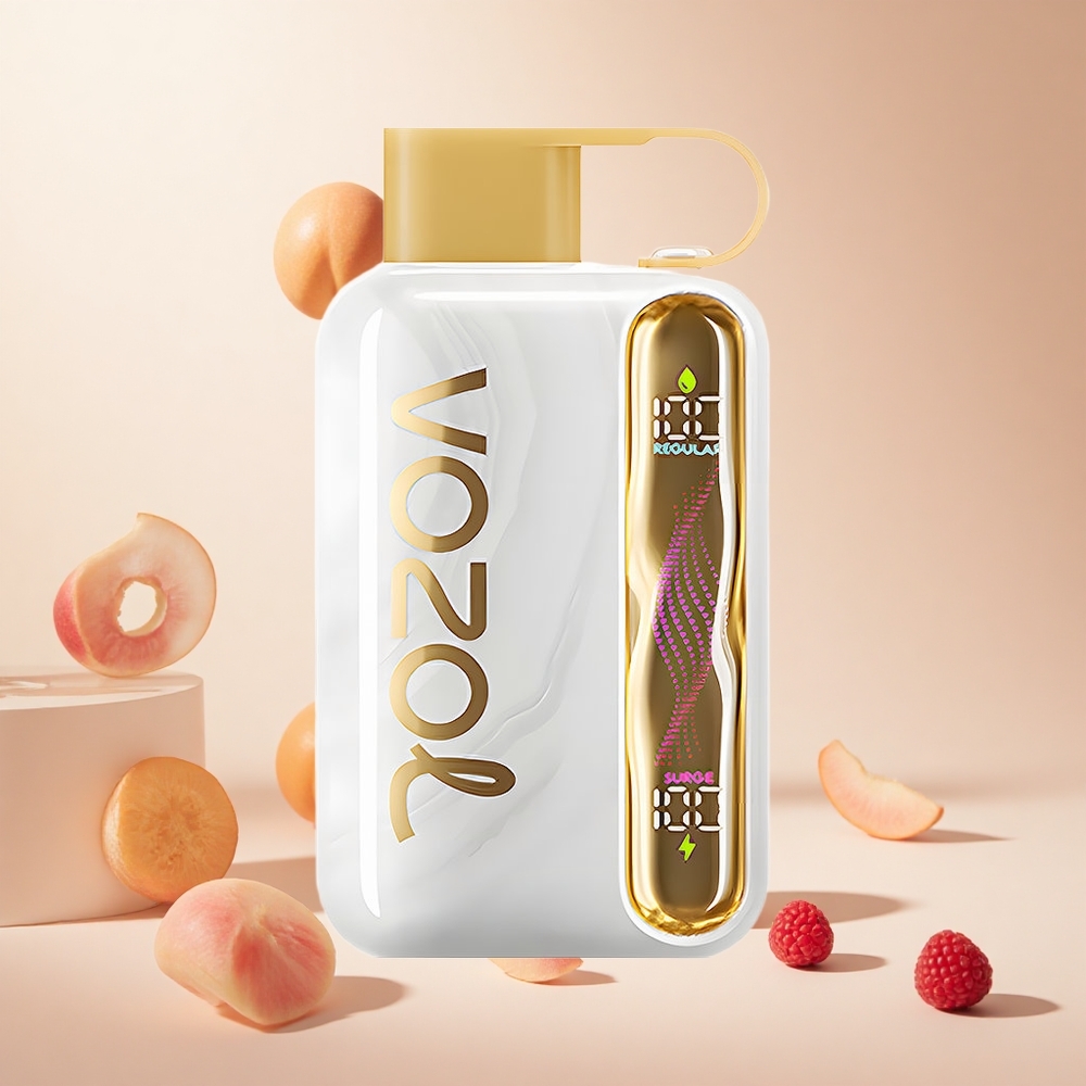 Fehér Barack Málna VOZOL STAR 40000 Puffs 1000mAh Akku hungary wholesale Type-C